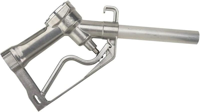 GPI Fuel Nozzle - 1" NPT Manual Fuel Nozzle - Straight Spout for Leaded Gasoline, Kerosene, Diesel - Image 2